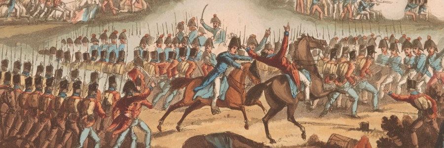 The death of Sir Thomas Picton at Waterloo