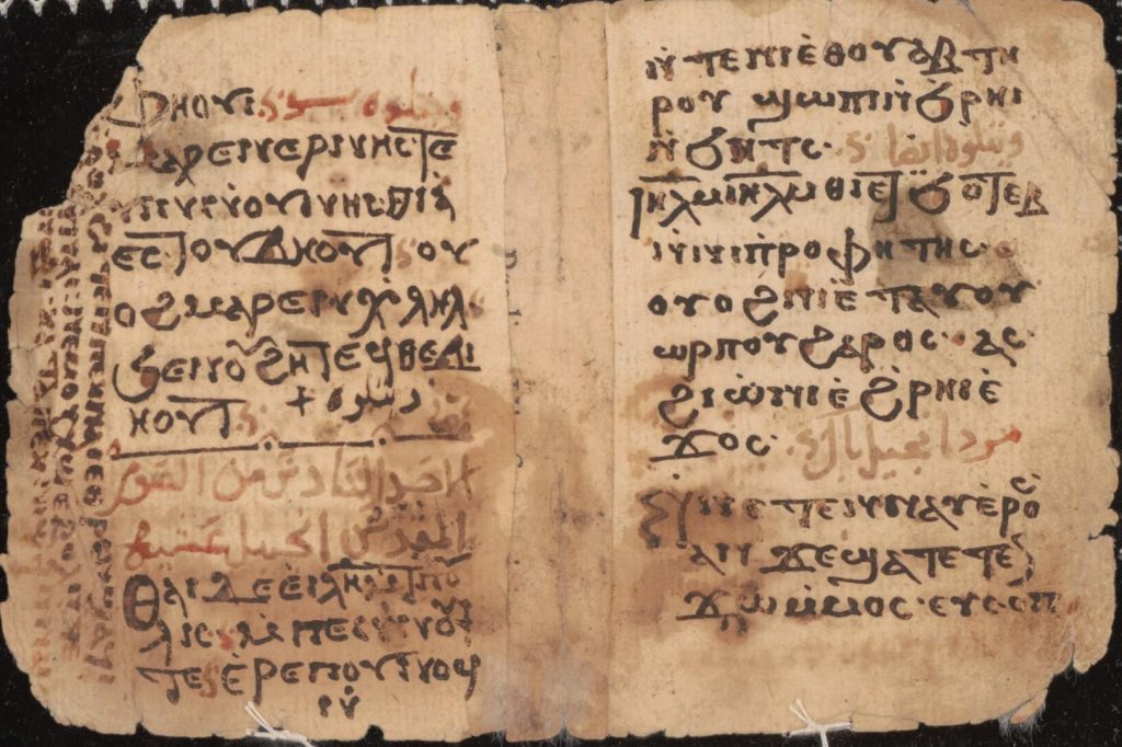 Coptic manuscript fragment (Mich.Pap.1114)